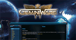 Desktop Screenshot of geminiwars.camel101.com