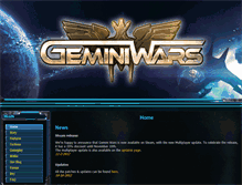 Tablet Screenshot of geminiwars.camel101.com